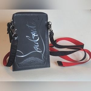 Christian Louboutin Leather Lubilove Neck Pouch Shoulder Bag